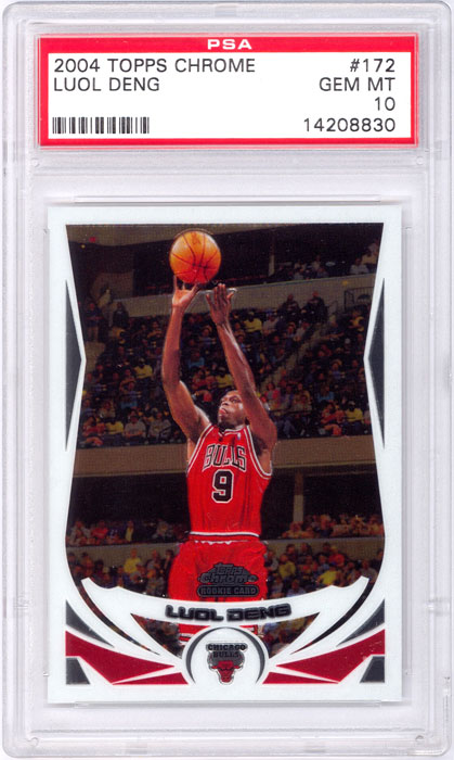 2004-05 Topps Chrome Luol Deng RC #172 PSA 10
