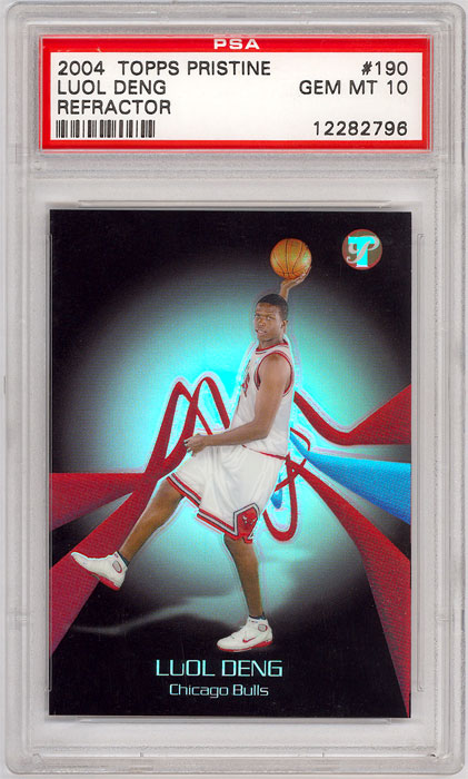 2004-05 Topps Pristine Luol Deng Refractor #190 PSA 10
