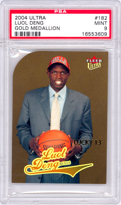 2004-05 Ultra Luol Deng Gold Medallion #182 PSA 9
