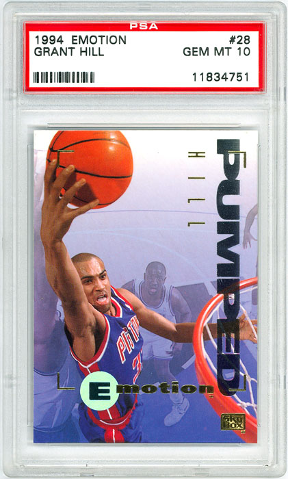 1994-95 Emotion Grant Hill RC #28 PSA 10
