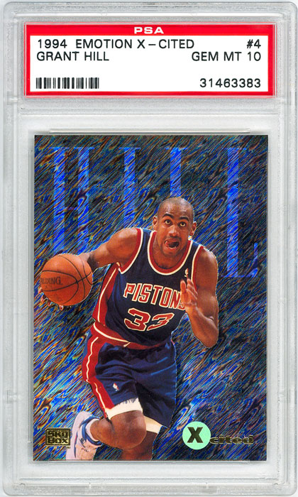 1994-95 Emotion Grant Hill Xcited #4 PSA 10
