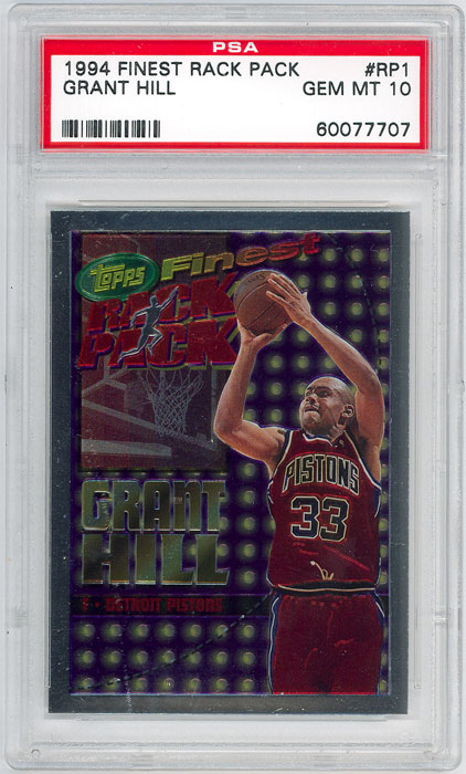 1994-95 Finest Grant Hill Rack Pack #RP1 PSA 10
