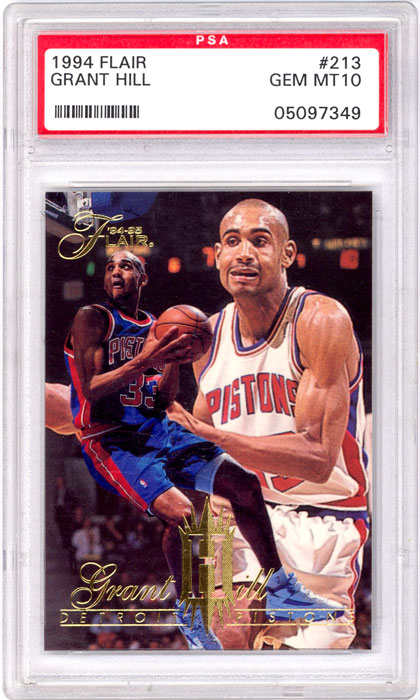 1994-95 Flair Grant Hill RC #213 PSA 10
