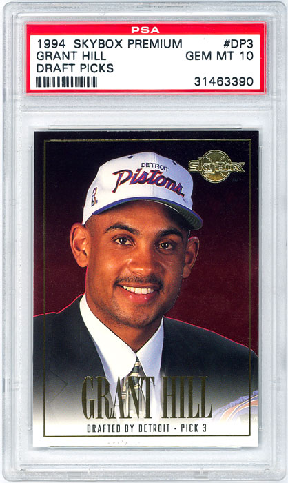 1994-95 Skybox Grant Hill Draft Picks #DP3 PSA 10
