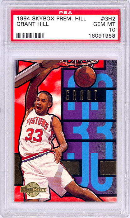 1994-95 Skybox Grant Hill Grant Hill #GH2 PSA 10
