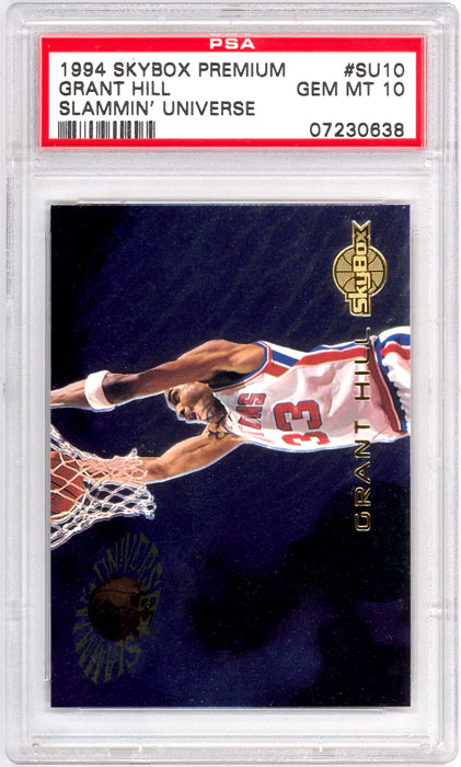 1994-95 Skybox Grant Hill Slammin Universe #SU10 PSA 10
