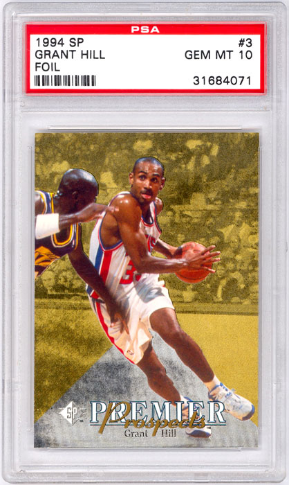 1994-95 SP Grant Hill RC #3 PSA 10
