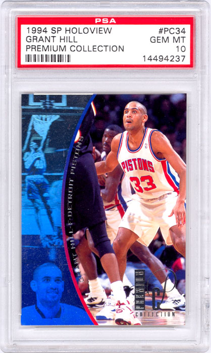 1994-95 SP Grant Hill Holoview #PC34 PSA 10
