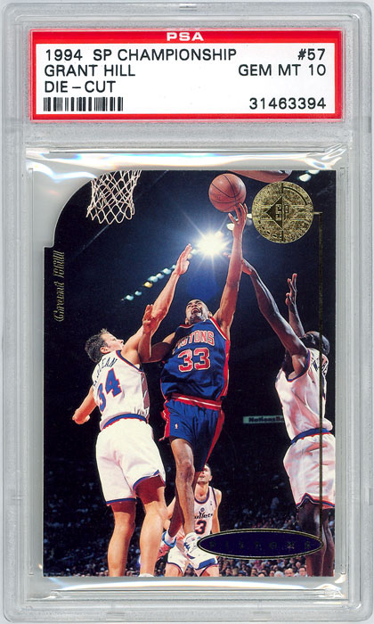 1994-95 SP Championship Grant Hill Die-Cut #57 PSA 10
