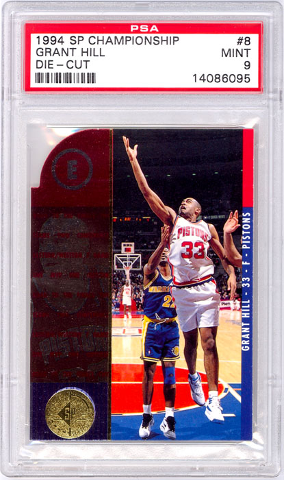 1994-95 SP Championship Grant Hill Die-Cut #8 PSA 9
