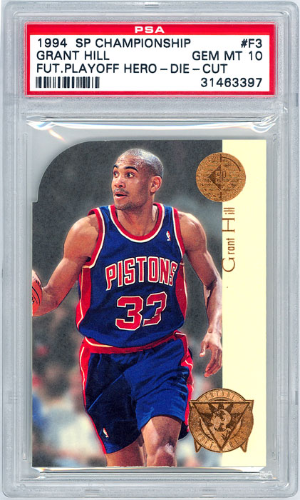 1994-95 SP Championship Grant Hill Future Playoff Heroes Die Cut #F3 PSA 10
