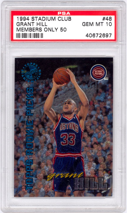 1994-95 Stadium Club Grant Hill Members Only 50 #48 PSA 10
