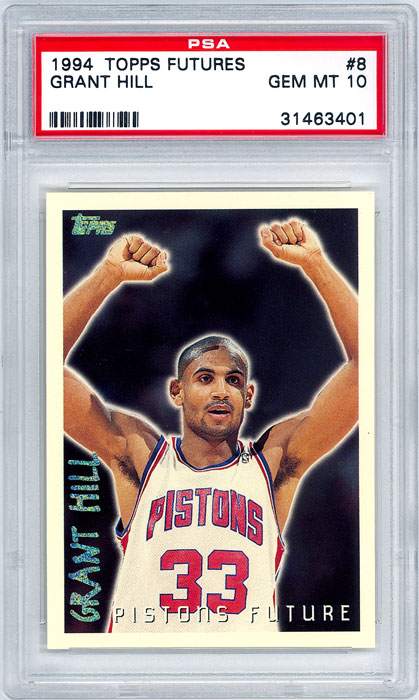 1994-95 Topps Grant Hill Future/Franchise #8 PSA 10
