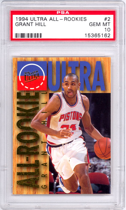 1994-95 Ultra Grant Hill All-Rookie #2 PSA 10
