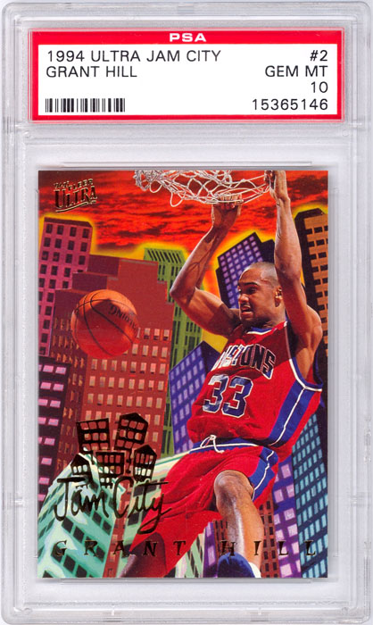 1994-95 Ultra Grant Hill Jam City #2 PSA 10
