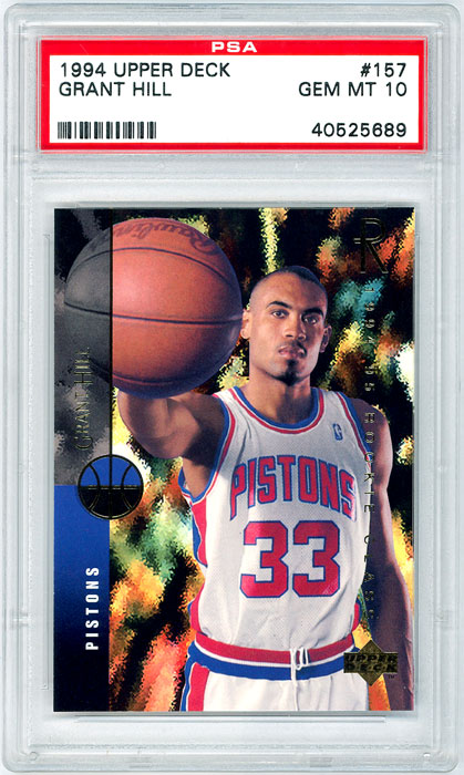 1994-95 Upper Deck Grant Hill RC #157 PSA 10
