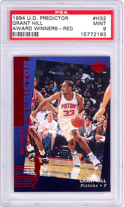 1994-95 Upper Deck Grant Hill Predictor Redemption #H32 PSA 9
