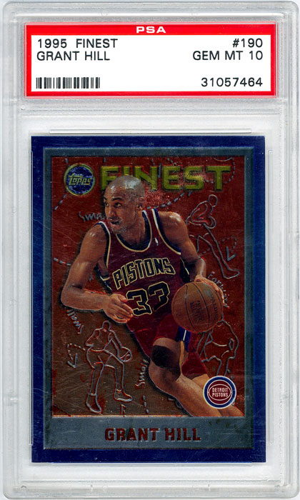 1995-96 Finest Grant Hill #190 PSA 10
