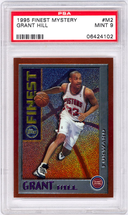 1995-95 Finest Grant Hill Mystery #M2 PSA 9
