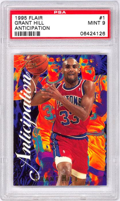 1995-96 Flair Grant Hill Anticipation #1 PSA 9
