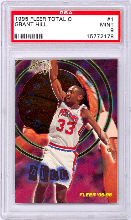 1995-96 Fleer Grant Hill Total O #1 PSA 9
