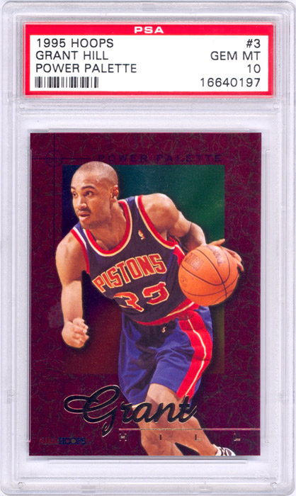 1995-96 Hoops Grant Hill Power Palette #3 PSA 10
