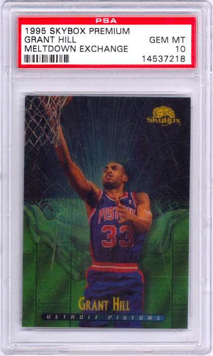 1995 Skybox Premium Grant Hill Meltdown Exchange #NNO PSA 10
