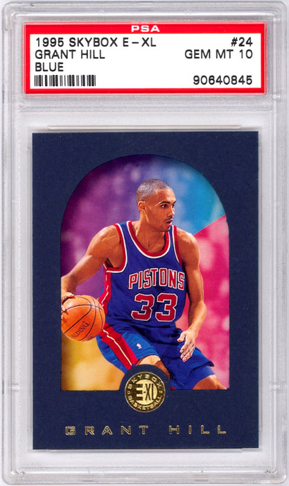 1995 Skybox E-XL Grant Hill Blue #24 PSA 10
