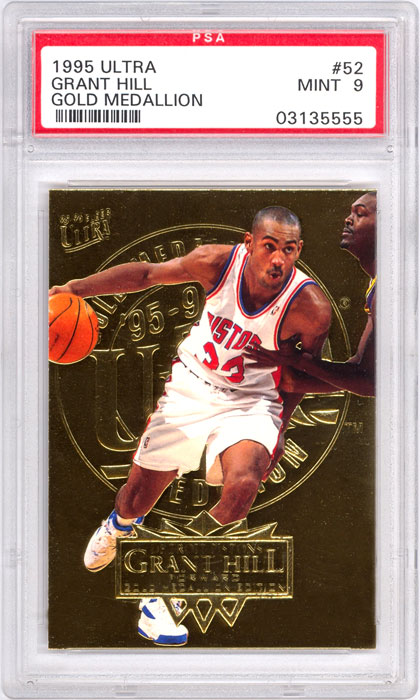 1995-96 Ultra Grant Hill Gold Medallion #52 PSA 9
