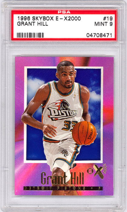 1996-97 Skybox EX-2000 Grant Hill #19 PSA 9
