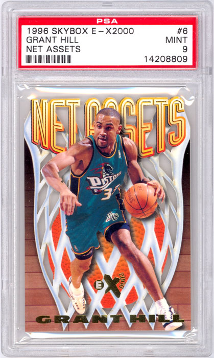 1996-97 Skybox EX-2000 Grant Hill Net Assets #6 PSA 9
