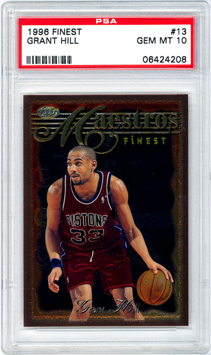 1996-97 Finest Grant Hill #13 PSA 10
