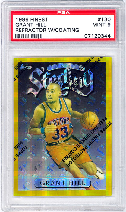 1996-97 Finest Grant Hill Refractor #130 PSA 9
