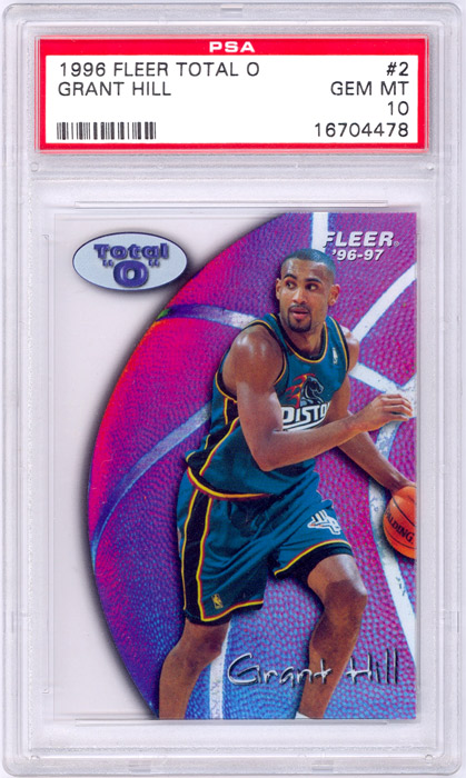 1996-97 Fleer Grant Hill Total O #2 PSA 10
