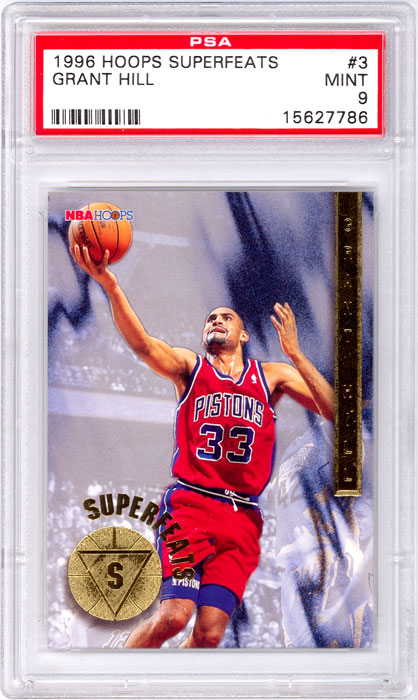 1996-97 Hoops Grant Hill Superfeats #3 PSA 9
