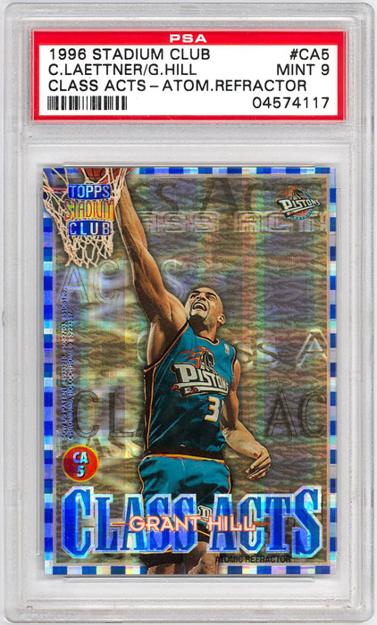 1996-97 Stadium Club Grant Hill Class Acts Atomic Refractor #CA5 PSA 9
 
