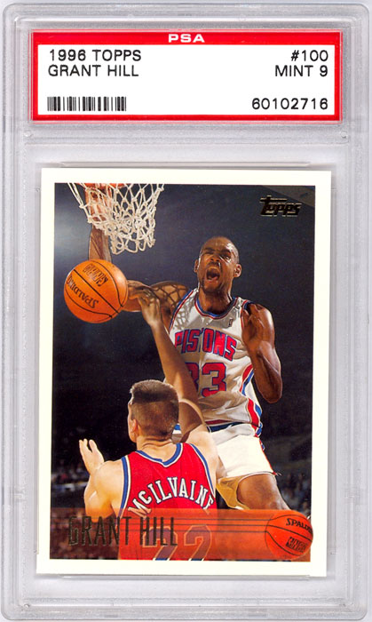 1996-97 Topps Grant Hill #100 PSA 9
