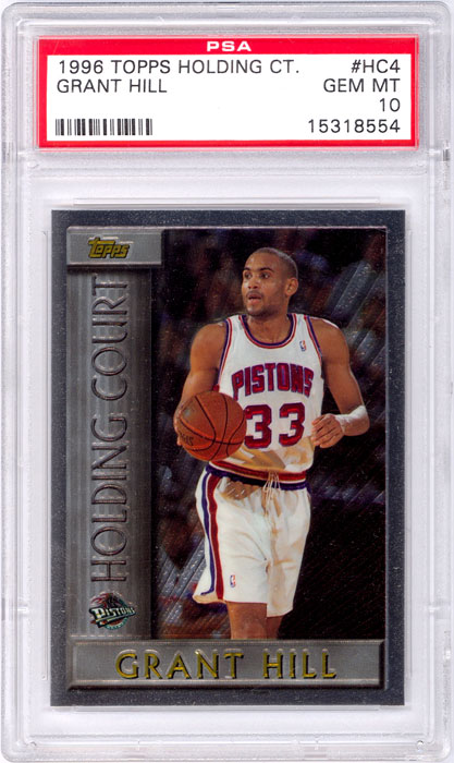 1996-97 Topps Grant Hill Holding Court #HC4 PSA 10
