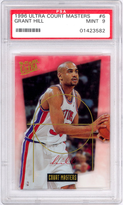 1996-97 Ultra Grant Hill Court Masters #6 PSA 9
