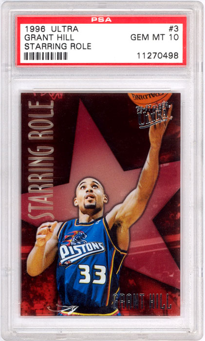 1996-97 Ultra Grant Hill Starring Role #3 PSA 10
