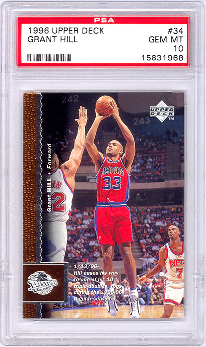 1996-97 Upper Deck Grant Hill #34 PSA 10
