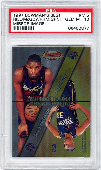 1997-98 Bowmans Best Grant Hill Mirror Image #MI5 PSA10
