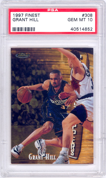 1997-98 Finest Grant Hill #308 PSA 10
