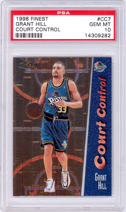 1998-99 Finest Grant Hill Court Control #CC7 PSA 10
