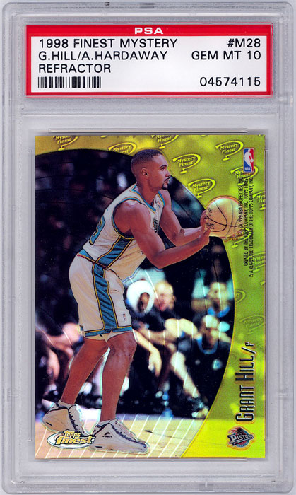 1998 Finest Grant Hill/Anfernee Hardaway Mystery Refractor #M28 PSA 10
