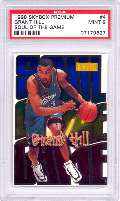 1998-99 Skybox Grant Hill Soul Of The Game #4 PSA 9
