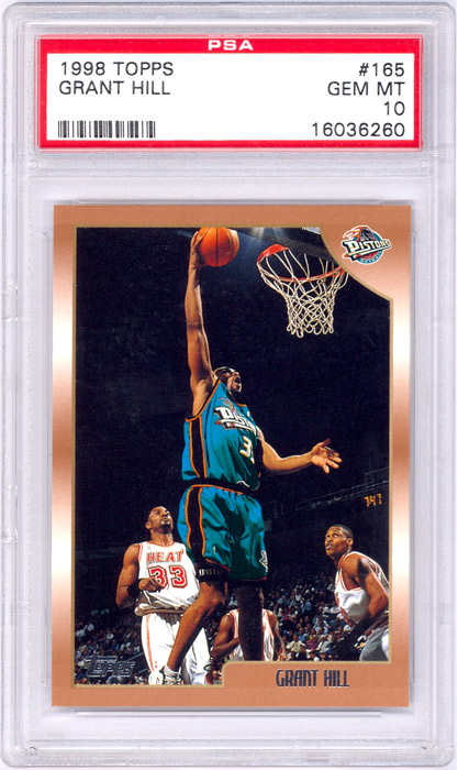 1998-99 Topps Grant Hill #165 PSA 10
