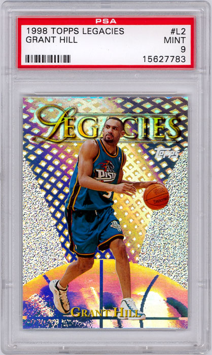 1998-99 Topps Grant Hill Legacies #L2 PSA 9
