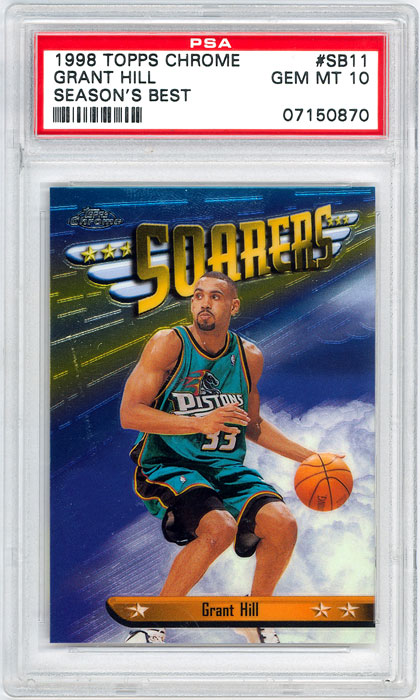 1998-99 Topps Chrome Grant Hill Season's Best #SB11 PSA 10
