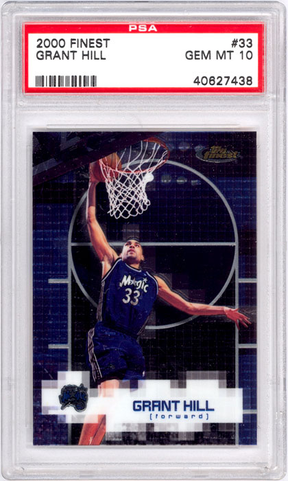 2000-01 Finest Grant Hill #33 PSA 10
